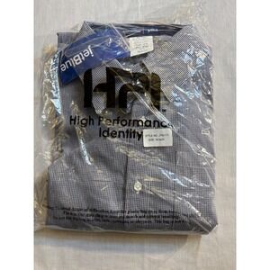 Stan Herman JetBlue High Performance Identity Men's‎ Dress Shirt Size 16.5x33